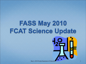 FCAT Science Update