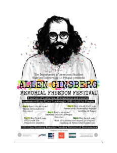 The Allen Ginsberg Memorial Freedom Festival