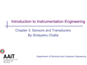 Chapter 3-Sensors and Transducers-1