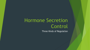 Hormone Secretion Control