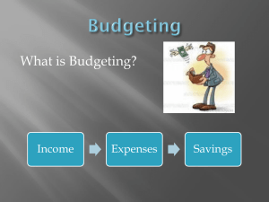 What is a budget and what purpose does it serve?