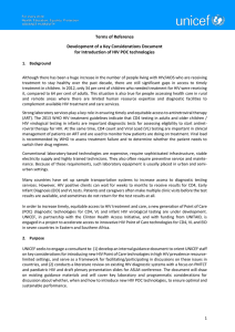 Terms of Reference with Guidance notes