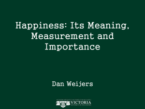 Happiness Its Meaning Measurement and Importance