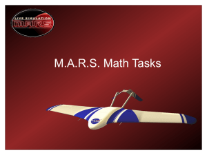 M.A.R.S. Math Tasks PowerPoint - e