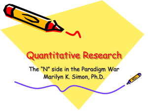 Quantitative Research