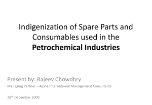 Petrochemical Industry in Saudi Arabia: A Snapshot