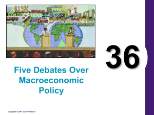 Five Debate About Monetary Policy