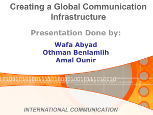 The privatization of telecommunications Free trade communication