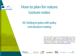 Lecture notes - Biodiversity Skills