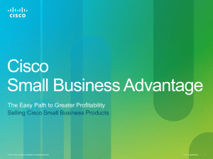 Cisco Small Business Advantage
