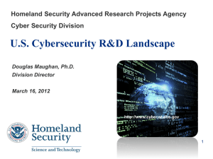 HSARPA Cyber Security R&D