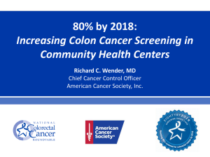 Increasing Colon Cancer Screening in