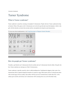 What is Turner syndrome?