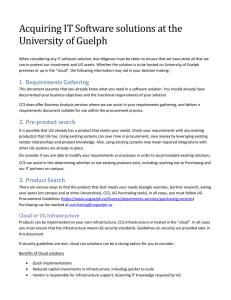 Assessment Checklist - University of Guelph