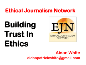 Making Ethics Work Presentation November 2013