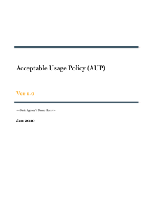 GIAP-Acceptable Usage Policy Template - Q-CERT