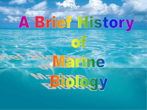 V) Modern Marine Biology