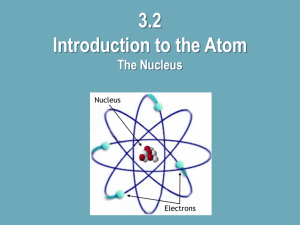 3.2 - Atom Notes - Mr Hess Science