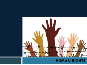 Activity 1 and 2 - Introduction to Human Rights