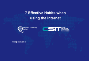 7 Effective Habits when using the Internet