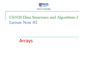 Arrays