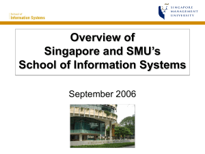 The SMU environment - Information Systems