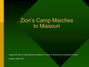 Zion's Camp Marches to Missouri