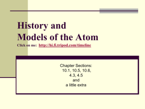 Atom History ppt