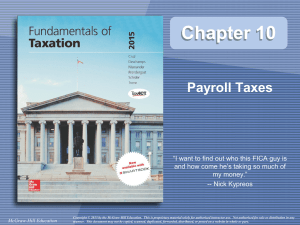 Payroll Taxes - McGraw Hill Higher Education - McGraw