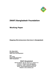 Mapping Microinsurance in Bangladesh_revised