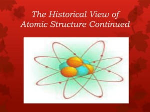 Atomic Structure History PowerPoint