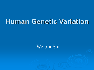 Introduction to Medical Genetics