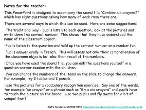 Notes for the teacher - Light Bulb Languages