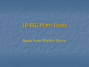 10 BIG Math Ideas