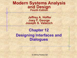 Modern Systems Analysis and Design Ch12