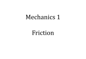 M1 : Friction