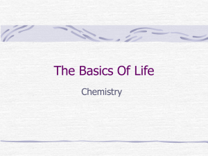 Bio02 Chemistry