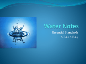 Water Notes
