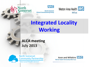 Integrated health and social care pilot
