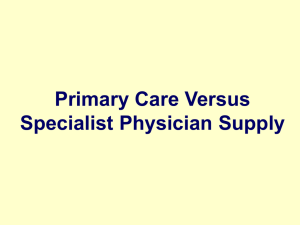 Primary Care, Health, and Equity