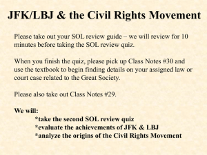 The Civil Rights Movement - Loudoun County Public Schools