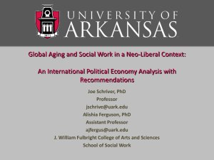 Global Aging and Social Work in a Neo