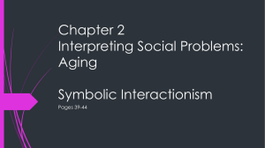 Chapter 2 Interpreting Social Problems: Aging