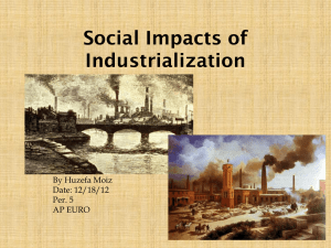 Social Impacts of Industrialization