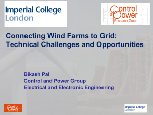 Connecting Wind Farms to Grid: Technical Challenges and