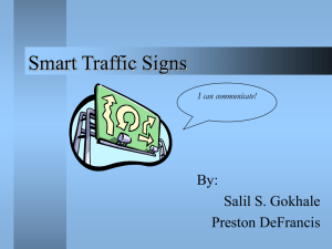 Smart Traffic Signs