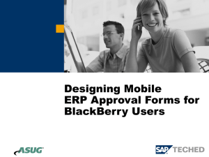 Using SAP ABAP Workbench to build optimized ERP Approval Forms