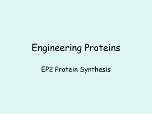 Engineering Proteins