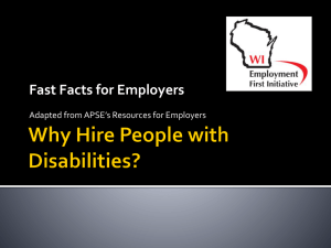 Why Hire People with Disabilities?