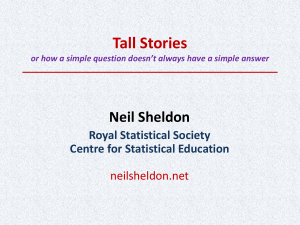How tall am I - Neil Sheldon